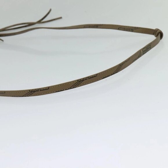 BALENCIAGA Chain Le Cagoule Mini Shoulder Bag Leather Beige Silver Auth bs27430 - Picture 8 of 16